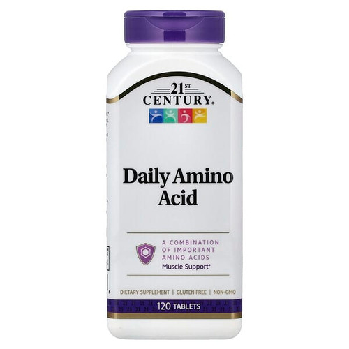 <img alt="21st Century, Daily Amino Acid, 120 Tablets" title="21st Century, Daily Amino Acid, 120 Tablets,740985225578"