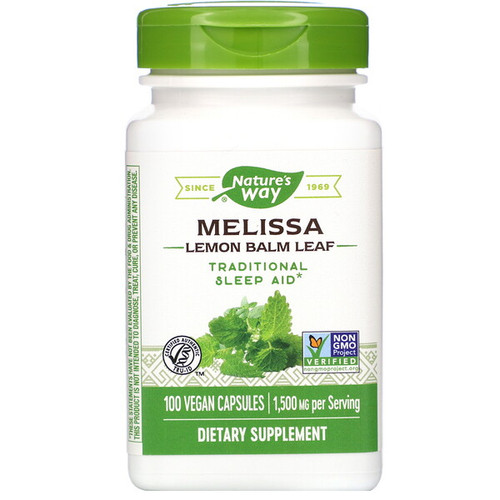 <img alt="Natures Way, Melissa, Lemon Balm Leaf, 500 mg, 100 Vegetarian Capsules" title="Natures Way, Melissa, Lemon Balm Leaf, 500 mg, 100 Vegetarian Capsules,033674146507"
