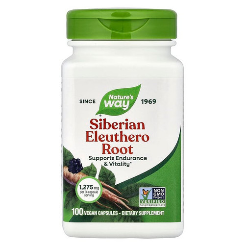 <img alt="Natures Way, Siberian Eleuthero Root, 100 Vegan Capsules (425 mg per Capsule)" title="Natures Way, Siberian Eleuthero Root, 100 Vegan Capsules (425 mg per Capsule),033674135006"