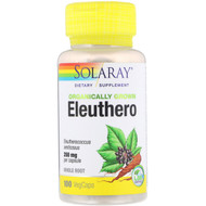 <img alt="Solaray, Organically Grown Eleuthero, 350 mg, 100 VegCaps" title="Solaray, Organically Grown Eleuthero, 350 mg, 100 VegCaps,076280193145"