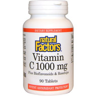 <img alt="Natural Factors, Vitamin C, Plus Bioflavonoids & Rosehips, 1000 mg, 90 Tablets" title="Natural Factors, Vitamin C, Plus Bioflavonoids & Rosehips, 1000 mg, 90 Tablets,068958013442"