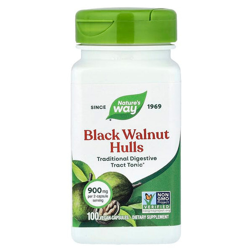 <img alt="Natures Way, Black Walnut Hulls, 100 Vegan Capsules (450 mg per Capsule)" title="Natures Way, Black Walnut Hulls, 100 Vegan Capsules (450 mg per Capsule),033674106006"