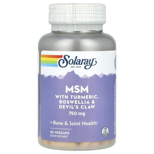 <img alt="Solaray, MSM with Turmeric, Boswellia & Devils Claw, 750 mg, 90 VegCaps" title="Solaray, MSM with Turmeric, Boswellia & Devils Claw, 750 mg, 90 VegCaps,076280008623"
