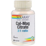 <img alt="Solaray, Cal-Mag Citrate with Vitamin D - 90 Vegetarian Capsules" title="Solaray, Cal-Mag Citrate with Vitamin D - 90 Vegetarian Capsules,076280045260"