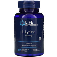 <img alt="Life Extension, L-Lysine, 620 mg, 100 Vegetarian Capsules" title="Life Extension, L-Lysine, 620 mg, 100 Vegetarian Capsules,737870167815"