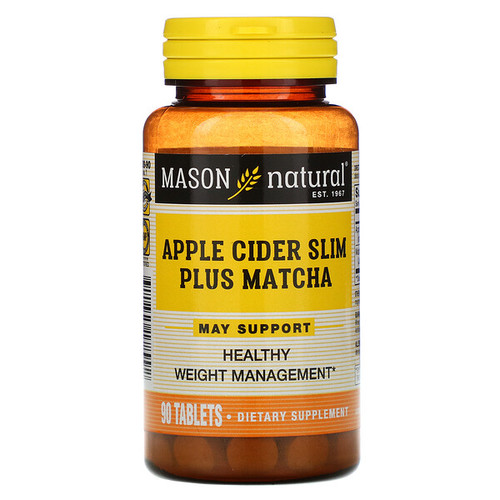 <img alt="Mason Natural, Apple Cider Slim Plus Matcha, 90 Tablets" title="Mason Natural, Apple Cider Slim Plus Matcha, 90 Tablets,311845178992"