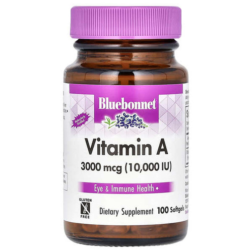 <img alt="Bluebonnet Nutrition, Vitamin A, 3,000 mcg (10,000 IU), 100 Softgels" title="Bluebonnet Nutrition, Vitamin A, 3,000 mcg (10,000 IU), 100 Softgels,743715002982"