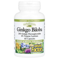 <img alt="Natural Factors, HerbalFactors, Ginkgo Biloba, 60 Capsules" title="Natural Factors, HerbalFactors, Ginkgo Biloba, 60 Capsules,068958045320"