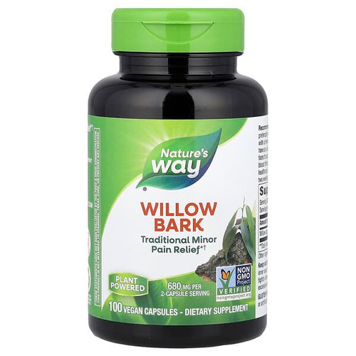 <img alt="Natures Way, Willow Bark, 100 Vegan Capsules (340 mg per Capsule)" title="Natures Way, Willow Bark, 100 Vegan Capsules (340 mg per Capsule),033674178508"