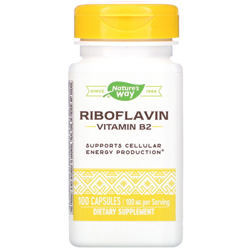 <img alt="Natures Way, Vitamin B2, 100 mg, 100 Capsules" title="Natures Way, Vitamin B2, 100 mg, 100 Capsules,033674404218"