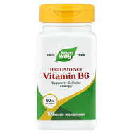 <img alt="Natures Way, Vitamin B6, 50 mg, 100 Capsules" title="Natures Way, Vitamin B6, 50 mg, 100 Capsules,033674404317"
