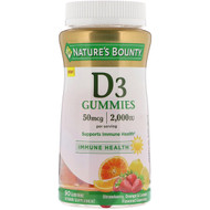 <img alt="Natures Bounty, Vitamin D3 Gummies, Strawberry, Orange & Lemon Flavored, 50 mcg (2,000 IU), 90 Gummies" title="Natures Bounty, Vitamin D3 Gummies, Strawberry, Orange & Lemon Flavored, 50 mcg (2,000 IU), 90 Gummies,074312672910"