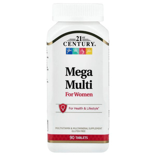 <img alt="21st Century, Mega Multi for Women, 90 Tablets" title="21st Century, Mega Multi for Women, 90 Tablets,740985226599"