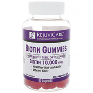 <img alt="Rejuvicare, Biotin Gummies, Strawberry Flavor, 10,000 mcg, 60 Gummies" title="Rejuvicare, Biotin Gummies, Strawberry Flavor, 10,000 mcg, 60 Gummies,035046082413"