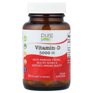 <img alt="Pure Essence, Vitamin-D, 5,000 IU, 30 Vegi-Caps" title="Pure Essence, Vitamin-D, 5,000 IU, 30 Vegi-Caps,659670240027"