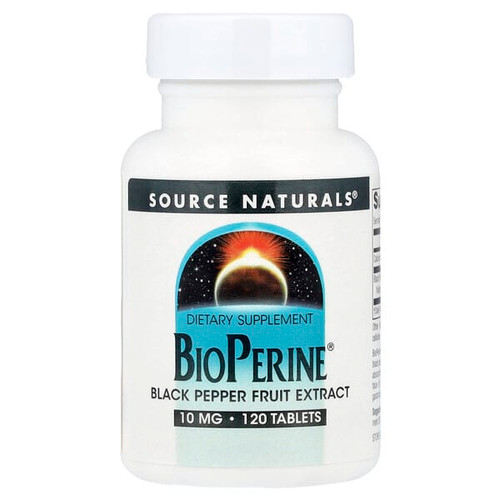 <img alt="Source Naturals, BioPerine, 10 mg, 120 Tablets" title="Source Naturals, BioPerine, 10 mg, 120 Tablets,021078006442"