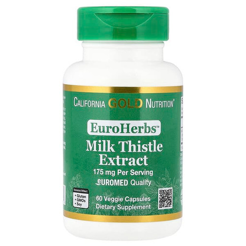 <img alt="California Gold Nutrition, EuroHerbs, Milk Thistle Extract, Euromed Quality, 175 mg, 60 Veggie Capsules" title="California Gold Nutrition, EuroHerbs, Milk Thistle Extract, Euromed Quality, 175 mg, 60 Veggie Capsules,898220010974"