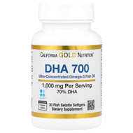 <img alt="California Gold Nutrition, DHA 700 Fish Oil, Ultra-Concentrated, 1,000 mg, 30 Fish Gelatin Softgels" title="California Gold Nutrition, DHA 700 Fish Oil, Ultra-Concentrated, 1,000 mg, 30 Fish Gelatin Softgels,898220012527"