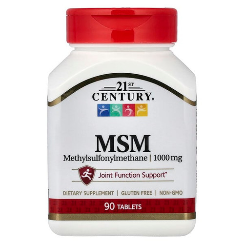 <img alt="21st Century, MSM, 1,000 mg, 90 Tablets" title="21st Century, MSM, 1,000 mg, 90 Tablets,740985217207"