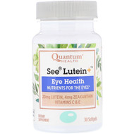 <img alt="Quantum Health, See Lutein+, Eye Health, 30 Softgels" title="Quantum Health, See Lutein+, Eye Health, 30 Softgels,046985322898"