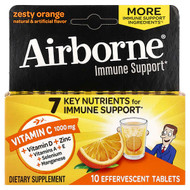 <img alt="AirBorne, Immune Support Supplement, Zesty Orange, 10 Effervescent Tablets" title="AirBorne, Immune Support Supplement, Zesty Orange, 10 Effervescent Tablets,647865100010"