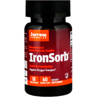 <img alt="Jarrow Formulas, IronSorb, 18 mg, 60 Veggie Caps" title="Jarrow Formulas, IronSorb, 18 mg, 60 Veggie Caps,790011130130"