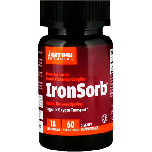 <img alt="Jarrow Formulas, IronSorb, 18 mg, 60 Veggie Caps" title="Jarrow Formulas, IronSorb, 18 mg, 60 Veggie Caps,790011130130"