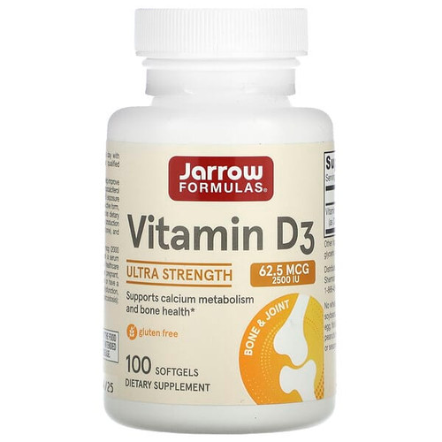 <img alt="Jarrow Formulas, Vitamin D3, Ultra Strength, 62.5 mcg (2,500 IU), 100 Softgels" title="Jarrow Formulas, Vitamin D3, Ultra Strength, 62.5 mcg (2,500 IU), 100 Softgels,790011290421"