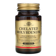 <img alt="Solgar, Chelated Molybdenum, 100 Tablets" title="Solgar, Chelated Molybdenum, 100 Tablets,033984007406"