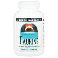 <img alt="Source Naturals, Taurine, 500 mg, 120 Tablets" title="Source Naturals, Taurine, 500 mg, 120 Tablets,021078012818"