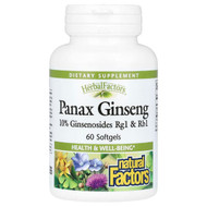 <img alt="Natural Factors, HerbalFactors, Panax Ginseng, 100 mg, 60 Softgels" title="Natural Factors, HerbalFactors, Panax Ginseng, 100 mg, 60 Softgels,068958041735"