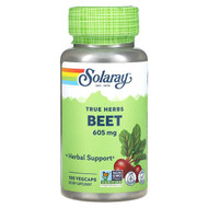 <img alt="Solaray, True Herbs, Beet, 605 mg, 100 VegCaps" title="Solaray, True Herbs, Beet, 605 mg, 100 VegCaps,076280001600"