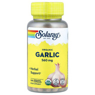 <img alt="Solaray, Organic Garlic, 560 mg, 100 Organic Capsules" title="Solaray, Organic Garlic, 560 mg, 100 Organic Capsules,076280192858"