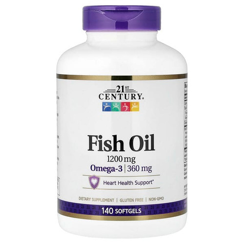 <img alt="21st Century, Fish Oil, 1,200 mg, 140 Softgels" title="21st Century, Fish Oil, 1,200 mg, 140 Softgels,740985273487"