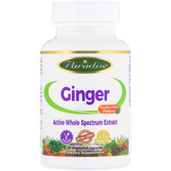 <img alt="Paradise Herbs, Ginger, 60 Vegetarian Capsules" title="Paradise Herbs, Ginger, 60 Vegetarian Capsules,601944777241"