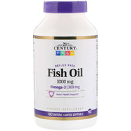 <img alt="21st Century, Fish Oil Reflux Free, 1000 mg, 180 Enteric Coated Softgels" title="21st Century, Fish Oil Reflux Free, 1000 mg, 180 Enteric Coated Softgels,740985228739"