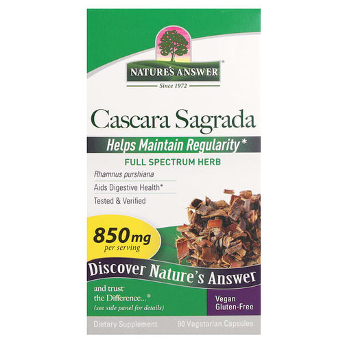 <img alt="Natures Answer, Cascara Sagrada, 90 Vegetarian Capsules (425 mg per Capsule)" title="Natures Answer, Cascara Sagrada, 90 Vegetarian Capsules (425 mg per Capsule),083000161421"