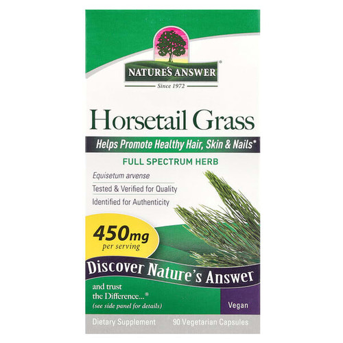 <img alt="Natures Answer, Horsetail Grass, 450 mg, 90 Vegetarian Capsules" title="Natures Answer, Horsetail Grass, 450 mg, 90 Vegetarian Capsules,083000162749"