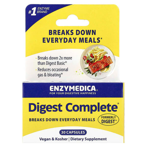 <img alt="Enzymedica, Digest Complete, 30 Capsules" title="Enzymedica, Digest Complete, 30 Capsules,670480981139"