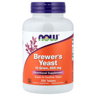<img alt="NOW Foods, Brewers Yeast, 650 mg, 200 Tablets" title="NOW Foods, Brewers Yeast, 650 mg, 200 Tablets,733739024107"