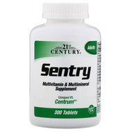 <img alt="21st Century, Sentry, Multivitamin & Multimineral Supplement, 300 Tablets" title="21st Century, Sentry, Multivitamin & Multimineral Supplement, 300 Tablets,740985227022"
