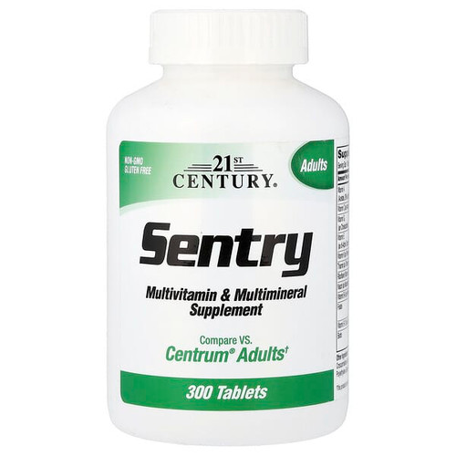 <img alt="21st Century, Sentry, Adults Multivitamin & Multimineral Supplement, 300 Tablets" title="21st Century, Sentry, Adults Multivitamin & Multimineral Supplement, 300 Tablets,740985227022"