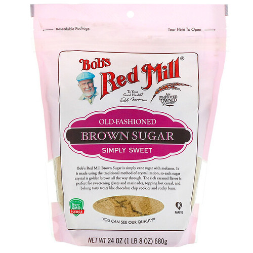 <img alt="Bobs Red Mill, Old-Fashioned Brown Sugar, 24 oz (680 g)" title="Bobs Red Mill, Old-Fashioned Brown Sugar, 24 oz (680 g),039978015518"