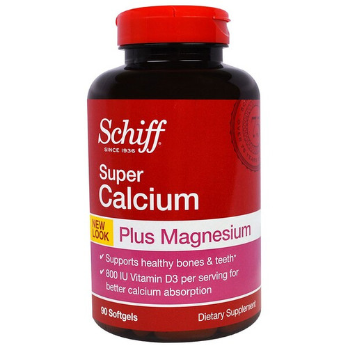 <img alt="Schiff Super Calcium Plus Magnesium -- 90 Softgels" title="Schiff Super Calcium Plus Magnesium -- 90 Softgels,020525113429"