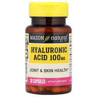 <img alt="Mason Natural, Hyaluronic Acid, 100 mg, 30 Capsules" title="Mason Natural, Hyaluronic Acid, 100 mg, 30 Capsules,311845177780"