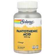 <img alt="Solaray, Pantothenic Acid, 100 VegCaps" title="Solaray, Pantothenic Acid, 100 VegCaps,076280043808"