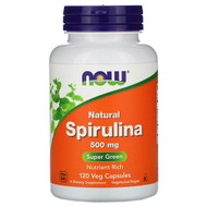 <img alt="Now Foods, Natural Spirulina, 500 mg, 120 Veg Capsules" title="Now Foods, Natural Spirulina, 500 mg, 120 Veg Capsules,733739027023"