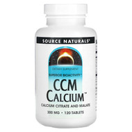 <img alt="Source Naturals, CCM Calcium, 300 mg, 120 Tablets" title="Source Naturals, CCM Calcium, 300 mg, 120 Tablets,021078009597"