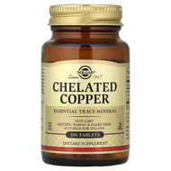 <img alt="Solgar, Chelated Copper, 100 Tablets (2.5 mg per Tablet)" title="Solgar, Chelated Copper, 100 Tablets (2.5 mg per Tablet),033984006409"
