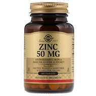 <img alt="Solgar, Zinc, 50 mg, 100 Tablets" title="Solgar, Zinc, 50 mg, 100 Tablets,033984037205"